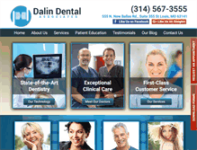 Tablet Screenshot of dalindental.com